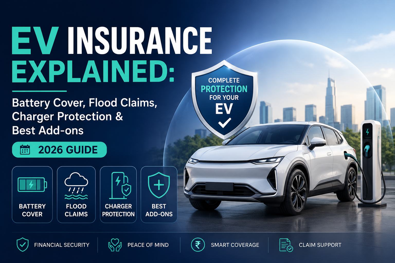 EV Insurance Explained: Battery Cover, Flood Claims, Charger Protection & Best Add-ons (2026 Guide)